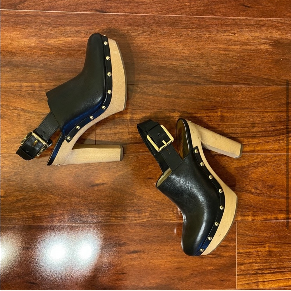 Michael Kors Leather Mules